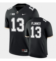 Men Purdue Boilermakers Jack Plummer College Football Game Black Jersey Men Purdue Boilermakers Jack Plummer College Football Game Black Jersey