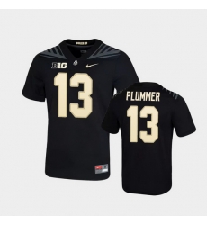 Men Purdue Boilermakers Jack Plummer Game Football Black Jersey Men Purdue Boilermakers Jack Plummer Game Football Black Jersey