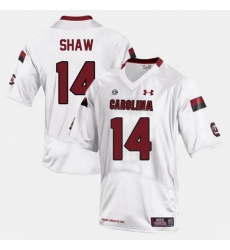 Men South Carolina Gamecocks Connor Shaw College Football White Jersey Men South Carolina Gamecocks Connor Shaw College Football White Jersey