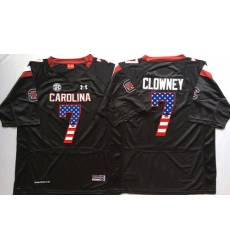 South Carolina Gamecocks 7 Jadeveon Clowney Black USA Flag College Jersey South Carolina Gamecocks 7 Jadeveon Clowney Black USA Flag College Jersey