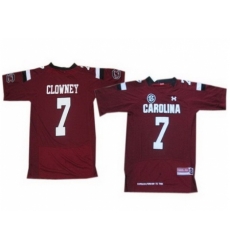 Under Armour South Carolina 7 Javedeon Clowney Red New Style Jersey with SEC Patch Under Armour South Carolina 7 Javedeon Clowney Red New Style Jersey with SEC Patch
