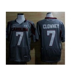 Under Armour South Carolina Javedeon Clowney #7 New SEC Patch NCAA Football - Grey Under Armour South Carolina Javedeon Clowney #7 New SEC Patch NCAA Football - Grey