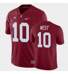 Men Stanford Cardinal Jack West College Football Cardinal Game Jersey Men Stanford Cardinal Jack West College Football Cardinal Game Jersey
