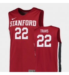 Men Stanford Cardinal Reid Travis Red Replica College Basketball Jersey Men Stanford Cardinal Reid Travis Red Replica College Basketball Jersey