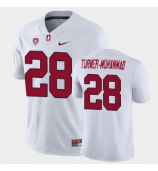 Men Stanford Cardinal Salim Turner Muhammad Game White College Football Jersey Men Stanford Cardinal Salim Turner Muhammad Game White College Football Jersey