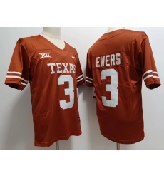 Men Texas Longhorns #3 Quinn Ewers Orange College Football Jersey Men Texas Longhorns #3 Quinn Ewers Orange College Football Jersey