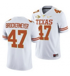 Texas Longhorns Luke Brockermeyer White 2021 Red River Showdown Men Jersey Texas Longhorns Luke Brockermeyer White 2021 Red River Showdown Men Jersey