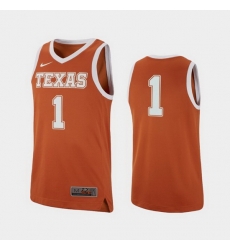 Texas Longhorns Texas Orange Replica Men'S Jersey Texas Longhorns Texas Orange Replica Men'S Jersey