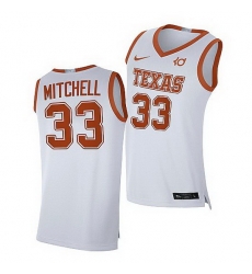 Texas Longhorns Tre Mitchell White Alumni Player Limited 2021 Top Transfers Jersey Texas Longhorns Tre Mitchell White Alumni Player Limited 2021 Top Transfers Jersey