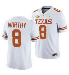 Texas Longhorns Xavier Worthy White 2021 Red River Showdown Men Jersey Texas Longhorns Xavier Worthy White 2021 Red River Showdown Men Jersey