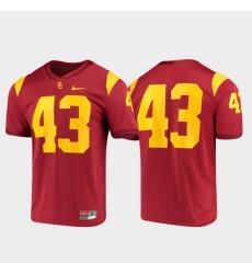 Men Usc Trojans 43 Cardinal Game Jersey Men Usc Trojans 43 Cardinal Game Jersey