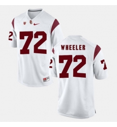 Men Usc Trojans Chad Wheeler Pac 12 Game White Jersey Men Usc Trojans Chad Wheeler Pac 12 Game White Jersey