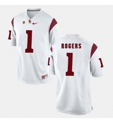 Men Usc Trojans Darreus Rogers Pac 12 Game White Jersey Men Usc Trojans Darreus Rogers Pac 12 Game White Jersey