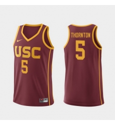Men Usc Trojans Derryck Thornton Cardinal Replica College Basketball Jersey Men Usc Trojans Derryck Thornton Cardinal Replica College Basketball Jersey