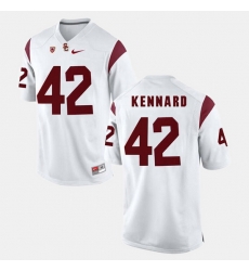 Men Usc Trojans Devon Kennard Pac 12 Game White Jersey Men Usc Trojans Devon Kennard Pac 12 Game White Jersey