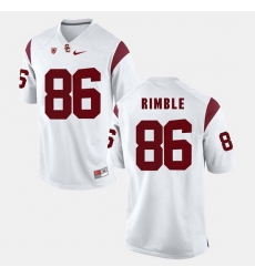 Men Usc Trojans Xavier Grimble Pac 12 Game White Jersey Men Usc Trojans Xavier Grimble Pac 12 Game White Jersey