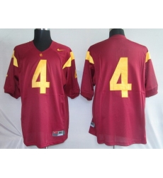 Trojans #4 Joe McKnight Red Embroidered NCAA Jersey Trojans #4 Joe McKnight Red Embroidered NCAA Jersey