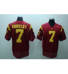 Trojans #7 Matt Barkley Red Embroidered NCAA Jersey Trojans #7 Matt Barkley Red Embroidered NCAA Jersey