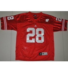 Badgers #28 Montee Ball Red Embroidered NCAA Jersey Badgers #28 Montee Ball Red Embroidered NCAA Jersey