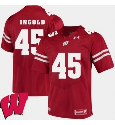 Men Wisconsin Badgers Alec Ingold Red Alumni Football Game Ncaa 2018 Jersey Men Wisconsin Badgers Alec Ingold Red Alumni Football Game Ncaa 2018 Jersey