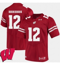 Men Wisconsin Badgers Alex Hornibrook Red Alumni Football Game Ncaa 2018 Jersey Men Wisconsin Badgers Alex Hornibrook Red Alumni Football Game Ncaa 2018 Jersey