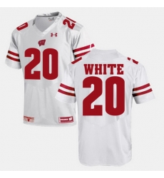Men Wisconsin Badgers James White Alumni Football Game White Jersey Men Wisconsin Badgers James White Alumni Football Game White Jersey