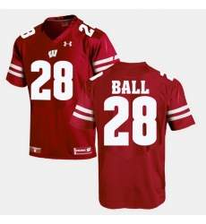 Men Wisconsin Badgers Montee Ball Alumni Football Game Red Jersey Men Wisconsin Badgers Montee Ball Alumni Football Game Red Jersey