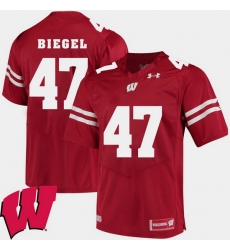 Men Wisconsin Badgers Vince Biegel Red Alumni Football Game Ncaa 2018 Jersey Men Wisconsin Badgers Vince Biegel Red Alumni Football Game Ncaa 2018 Jersey