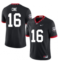 2020 Men #16 Lewis Cine Georgia Bulldogs Mascot 100th Anniversary College Football Jerseys Sale-Blac 2020 Men #16 Lewis Cine Georgia Bulldogs Mascot 100th Anniversary College Football Jerseys Sale-Blac