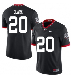 2020 Men #20 Sevaughn Clark Georgia Bulldogs Mascot 100th Anniversary College Football Jerseys Sale- 2020 Men #20 Sevaughn Clark Georgia Bulldogs Mascot 100th Anniversary College Football Jerseys Sale-
