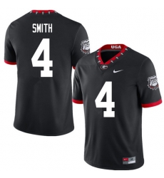 2020 Men #4 Nolan Smith Georgia Bulldogs Mascot 100th Anniversary College Football Jerseys Sale-Blac 2020 Men #4 Nolan Smith Georgia Bulldogs Mascot 100th Anniversary College Football Jerseys Sale-Blac