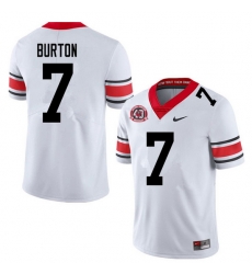 2020 Men #7 Jermaine Burton Georgia Bulldogs 1980 National Champions 40th Anniversary College Footba 2020 Men #7 Jermaine Burton Georgia Bulldogs 1980 National Champions 40th Anniversary College Footba