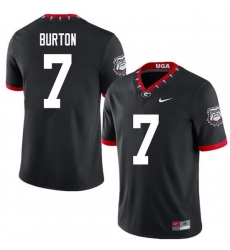 2020 Men #7 Jermaine Burton Georgia Bulldogs Mascot 100th Anniversary College Football Jerseys Sale- 2020 Men #7 Jermaine Burton Georgia Bulldogs Mascot 100th Anniversary College Football Jerseys Sale-