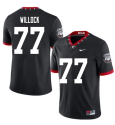 2020 Men #77 Devin Willock Georgia Bulldogs Mascot 100th Anniversary College Football Jerseys Sale-B 2020 Men #77 Devin Willock Georgia Bulldogs Mascot 100th Anniversary College Football Jerseys Sale-B