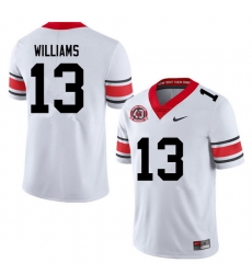 Men #13 Mykel Williams Georgia Bulldogs College Football Jerseys Sale-40th Anniversary Men #13 Mykel Williams Georgia Bulldogs College Football Jerseys Sale-40th Anniversary