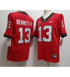 Men #13 Stetson BENNETT IV Georgia Bulldogs College Football Jerseys Sale red Men #13 Stetson BENNETT IV Georgia Bulldogs College Football Jerseys Sale red