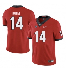 Men #14 DJ Daniel Georgia Bulldogs College Football Jerseys red Men #14 DJ Daniel Georgia Bulldogs College Football Jerseys red