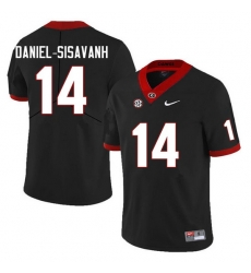 Men #14 David Daniel-Sisavanh Georgia Bulldogs College Football Jerseys Sale-Black Anniversary Men #14 David Daniel-Sisavanh Georgia Bulldogs College Football Jerseys Sale-Black Anniversary