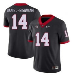 Men #14 David Daniel-Sisavanh Georgia Bulldogs College Football Jerseys Stitched-Black Men #14 David Daniel-Sisavanh Georgia Bulldogs College Football Jerseys Stitched-Black