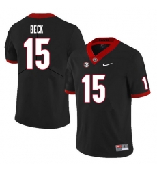 Men #15 Carson Beck Georgia Bulldogs College Football Jerseys Sale-Black Men #15 Carson Beck Georgia Bulldogs College Football Jerseys Sale-Black