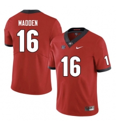 Men #16 C.J. Madden Georgia Bulldogs College Football Jerseys Sale-Red Anniversary Men #16 C.J. Madden Georgia Bulldogs College Football Jerseys Sale-Red Anniversary