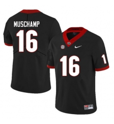 Men #16 Jackson Muschamp Georgia Bulldogs College Football Jerseys Sale-Black Anniversary Men #16 Jackson Muschamp Georgia Bulldogs College Football Jerseys Sale-Black Anniversary