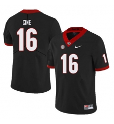 Men #16 Lewis Cine Georgia Bulldogs College Football Jerseys Sale-Black Men #16 Lewis Cine Georgia Bulldogs College Football Jerseys Sale-Black
