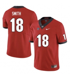 Men #18 C.J. Smith Georgia Bulldogs College Football Jerseys Sale-Red Anniversary Men #18 C.J. Smith Georgia Bulldogs College Football Jerseys Sale-Red Anniversary
