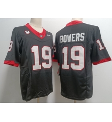 Men #19 Brock Bowers Georgia Bulldogs College Football Jerseys F U S E Stitched Black Men #19 Brock Bowers Georgia Bulldogs College Football Jerseys F U S E Stitched Black