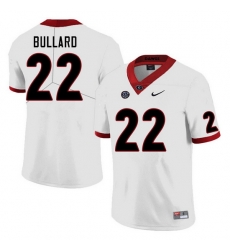 Men #22 Javon Bullard Georgia Bulldogs College Football Jerseys Sale-White Men #22 Javon Bullard Georgia Bulldogs College Football Jerseys Sale-White