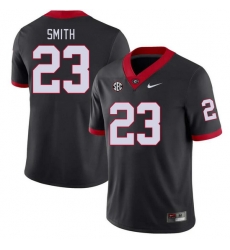 Men #23 Tykee Smith Georgia Bulldogs College Football Jerseys Stitched-Black Men #23 Tykee Smith Georgia Bulldogs College Football Jerseys Stitched-Black