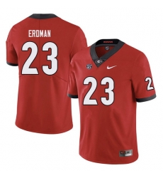 Men #23 Willie Erdman Georgia Bulldogs College Football Jerseys Sale-red Men #23 Willie Erdman Georgia Bulldogs College Football Jerseys Sale-red