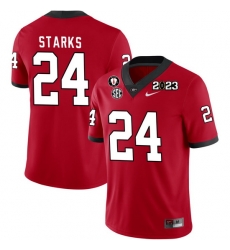 Men #24 Malaki Starks Georgia Bulldogs 2022-23 CTP National Championship Football Jerseys Men #24 Malaki Starks Georgia Bulldogs 2022-23 CTP National Championship Football Jerseys