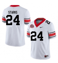 Men #24 Malaki Starks Georgia Bulldogs College Football Jerseys Sale-40th Anniversary Men #24 Malaki Starks Georgia Bulldogs College Football Jerseys Sale-40th Anniversary